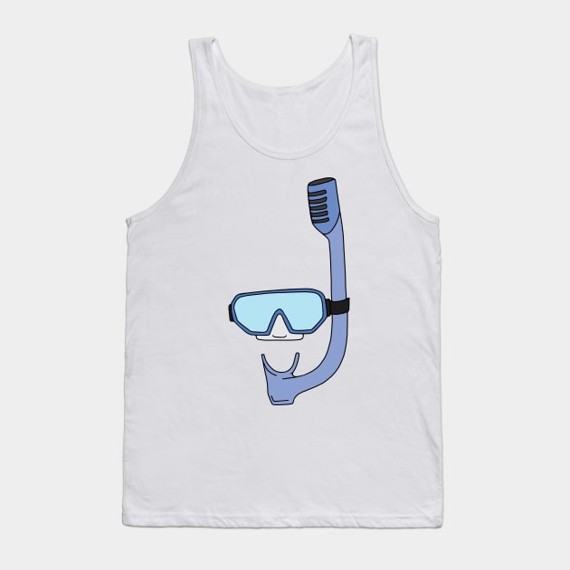 Snorkel and Goggles Tank Top by murialbezanson